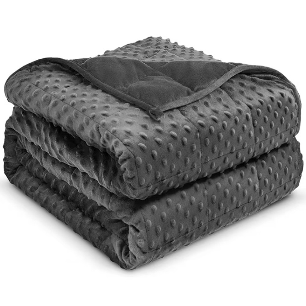 Gray Sleep in a Hug Weighted Blanket